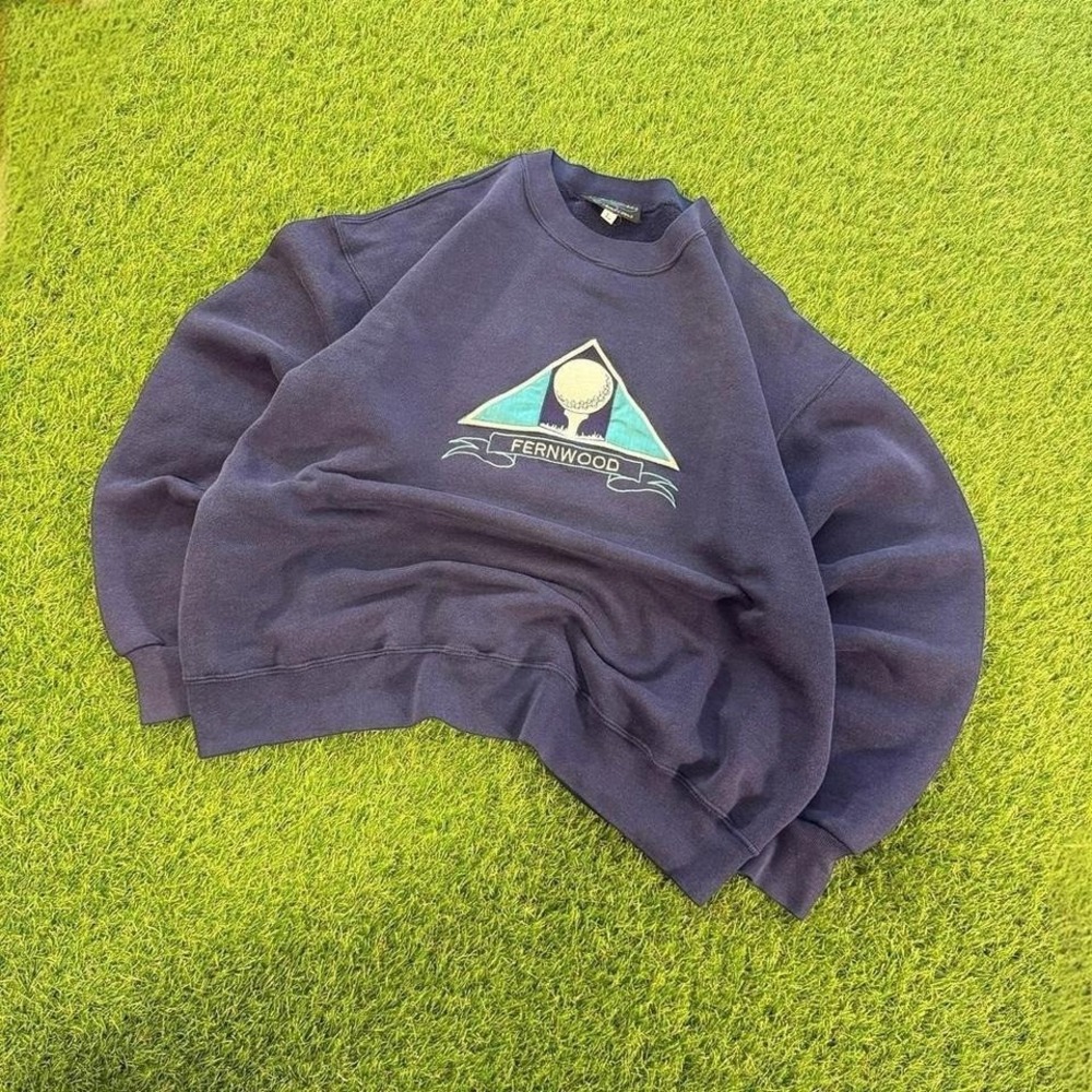 Vintage Fernwood Golf navy crewneck sweatshirt Large